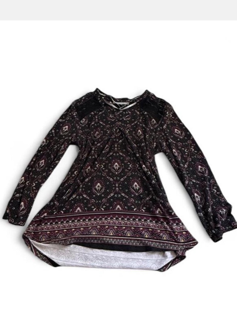 Purple Paisley Blouse